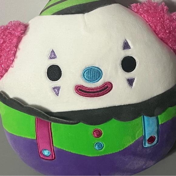 Squishmallow Umberto the Clown Blacklight Squad 8” NWT - Picture 11 of 14